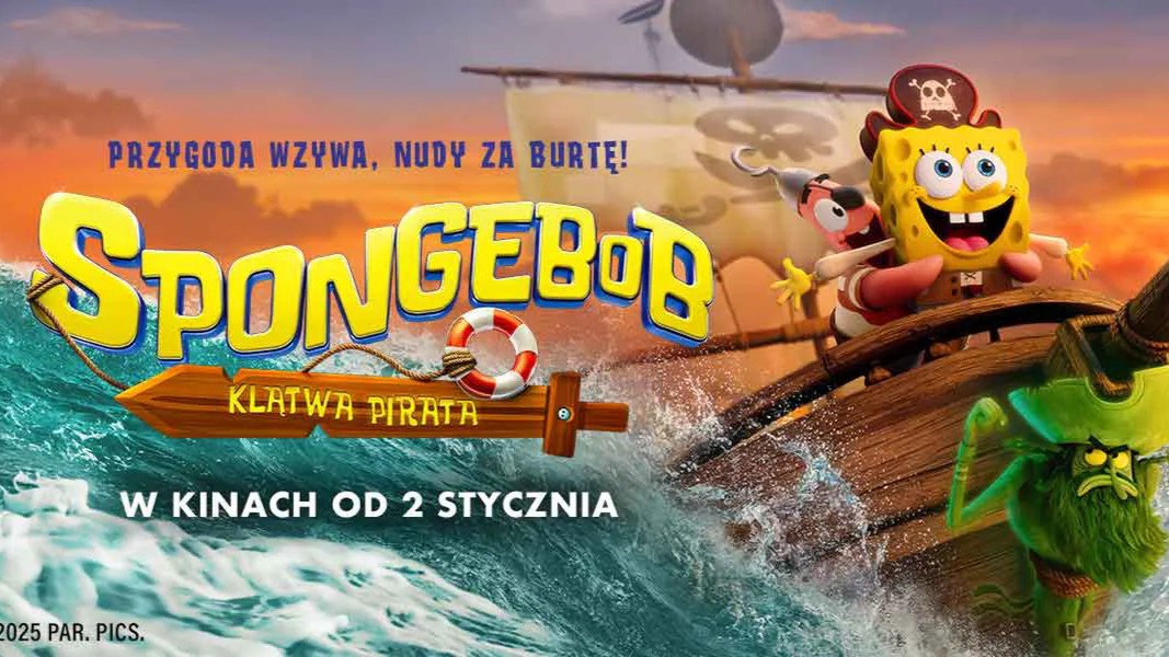 SpongeBob: Klątwa Pirata – SpongeBob i Patrick w filmie, scena z kinowej animacji